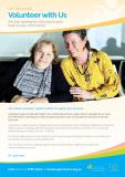 4cs volunteer pictured with one of our social group clients