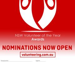 Nominations now open! NSW Volunteer Awards promotional image